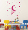 Moon and Stars Baby Room, Bedroom Vinyl Decals, Children Room Decor, Children's Playrooms Vinyl Decoration, Wall Vinyl Decals