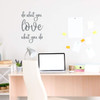 Motivational Vinyl Quote Decal ' 'Do What You Love What You Do' - Vinyl Decor Lettering for Work Office, School Classroom, Living Room, Bedroom, Playroom at Home