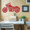Motorcycle Wall Decal - Personalized Vinyl Art for Home Decor Office or Garage Decoration