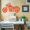 Motorcycle Wall Decal - Personalized Vinyl Art for Home Decor Office or Garage Decoration