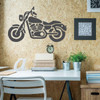 Motorcycle Wall Decal - Personalized Vinyl Art for Home Decor Office or Garage Decoration