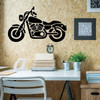 Motorcycle Wall Decal - Personalized Vinyl Art for Home Decor Office or Garage Decoration