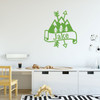 Mountain Wall Decal - Personalized Vinyl Decoration For Boy's Bedroom, Playroom Or Study Area