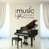Music Quote Wall Decal
