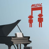 Music Wall Decal - Symbol - Musician Gifts For Bedroom, Playroom or Studio Room Decoration