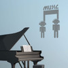 Music Wall Decal - Symbol - Musician Gifts For Bedroom, Playroom or Studio Room Decoration