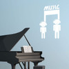 Music Wall Decal - Symbol - Musician Gifts For Bedroom, Playroom or Studio Room Decoration