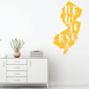 New Jersey Wall Decal - State Silhouette Vinyl Art for Home Decor, Living Room or Family Room Decoration