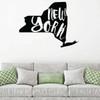 New York Wall Decal - State Silhouette Vinyl Art for Home Decor, Living Room or Family Room Decoration