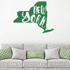 New York Wall Decal - State Silhouette Vinyl Art for Home Decor, Living Room or Family Room Decoration