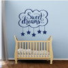 Nursery Vinyl Wall Decor- Sweet Dreams - Sticker Removable Decal for Baby's Room, Bedroom or Play Room