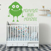 Nursery Wall Decal - Mommy's Little Monster - Vinyl Decor for Children's Bedroom or Playroom Decoration