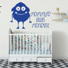 Nursery Wall Decal - Mommy's Little Monster - Vinyl Decor for Children's Bedroom or Playroom Decoration