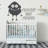 Nursery Wall Decal - Mommy's Little Monster - Vinyl Decor for Children's Bedroom or Playroom Decoration