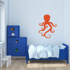 Octopus Wall Decal With Name Personalization Design - Vinyl Sticker Decoration for Boys or Girl's Bedroom, Playroom, Home or Nursery Decor