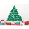 Oh Christmas Tree Wall Decal - Holiday Vinyl Decor for Living Room or Home Decoration