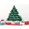Oh Christmas Tree Wall Decal - Holiday Vinyl Decor for Living Room or Home Decoration
