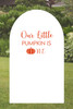 Our Little Pumpkin is one Birthday Vinyl Wall Sticker Pumpkin Birthday Party Decor