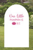 Our Little Pumpkin is one Birthday Vinyl Wall Sticker Pumpkin Birthday Party Decor