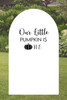 Our Little Pumpkin is one Birthday Vinyl Wall Sticker Pumpkin Birthday Party Decor