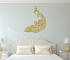 Peacock Wall Decal Vinyl Sticker - Elegant Bird Decor for Home, Office, Reception Center - Decorative Mural Design