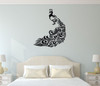 Peacock Wall Decal Vinyl Sticker - Elegant Bird Decor for Home, Office, Reception Center - Decorative Mural Design