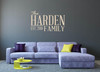 Personalized Family Modern Wall decor - Family Name With Established Date - Bedroom or Living Room Decor