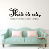 Personalized Family Name Wall Decals of Premium Vinyl Stickers for Home and Wall Decor