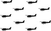 Plane Wall Stickers | Bedroom Decor | Nursery Decor | Faux Wallpaper Decal
