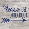 Please Use Other Door Decal with Arrow Design