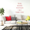 Positive Wall Decal - So Make it Count - Vinyl Decor for Bedroom, Home Decor or Living Room Decoration