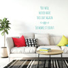 Positive Wall Decal - So Make it Count - Vinyl Decor for Bedroom, Home Decor or Living Room Decoration