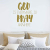 Pray Wall Decor | Religious Vinyl Decal Lettering for Home Bathroom Decor | Church Decoration | Large, Small Sizes | Black, White, Metallic Gold, Blue, Red, Brown, Other Colors