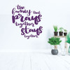 Religious Family Wall Decal Quote - "The Family That Prays Together Stays Together" - Christian Themed Home Decor for Living Room, Dining Room, Kitchen, Bedroom
