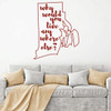 Rhode Island Wall Decal - Why Would You Live Anywhere Else - State Vinyl Art Silhouette for Home Decor, Living Room or Family Room Decoration