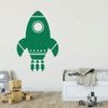 Rocket ShipWall Decal - Space Theme Room Vinyl Art Decoration For Boy's Bedroom or Playroom Decor