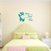 Room Wall Decor - Dance Studio Shoes and Quotes with Personalized Name for Girls Bedroom, Playroom or Dorm - Custom Sizes and Colors Match The Theme of Any Living Space