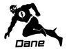 Room Wall Decor - Flash with Personalized Name Vinyl Decal Stickers for Home in Boys Game Room, Bedroom, Playroom or Nursery - Custom Sizes and Colors Match The Theme of Any Living Space