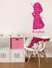 Room Wall Decor - Princess Merida Quote with Personalized Name Vinyl Decal Stickers for Girls Bedroom, Playroom, Nursery or Dorm - Custom Sizes and Colors Match The Theme of Any Living Space