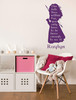 Room Wall Decor - Princess Merida Quote with Personalized Name Vinyl Decal Stickers for Girls Bedroom, Playroom, Nursery or Dorm - Custom Sizes and Colors Match The Theme of Any Living Space