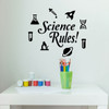 Science Classroom Wall Decals - Back to School Vinyl Decorations for Teachers and Students