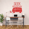 Seek Adventure Vinyl Home Wall Decor