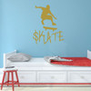 Skateboard Vinyl Wall Decor - Skate - Skater Decal for Home Decor, Bedroom or Playroom