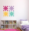 Smiley Checkered Wall Sticker