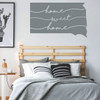 South Dakota Wall Decal - Home Sweet Home - State Vinyl Art Silhouette for Home Decor, Living Room or Family Room Decoration