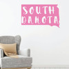South Dokota Wall Decal - State Silhouette Vinyl Art for Home Decor, Living Room or Family Room Decoration