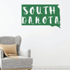 South Dokota Wall Decal - State Silhouette Vinyl Art for Home Decor, Living Room or Family Room Decoration