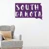 South Dokota Wall Decal - State Silhouette Vinyl Art for Home Decor, Living Room or Family Room Decoration