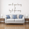 Spanish Quote Decal Vinyl Wall Design - Ama Lo Que Haces y Haz Lo Que Amas - Elegant Latin American Themed Lettering Decor