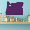 State Decals - Oregon Vinyl Wall Decor, 33rd State, Olympia Washington, Northeastern United States, The Beaver State